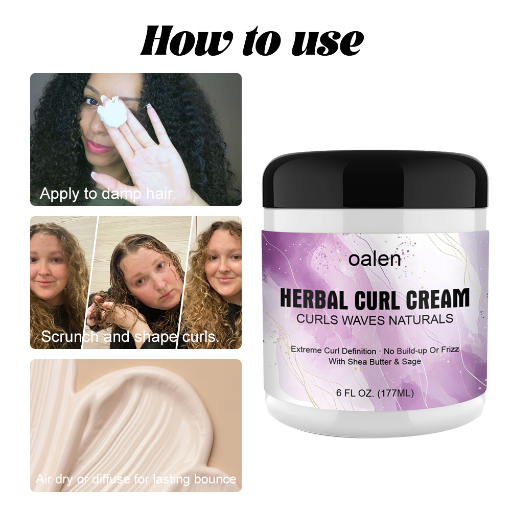 OEM Organic Coconut Ingredients Curling Cream Define Curls Enhancer Curling Cream for Women Natural Hair,MY SHOP