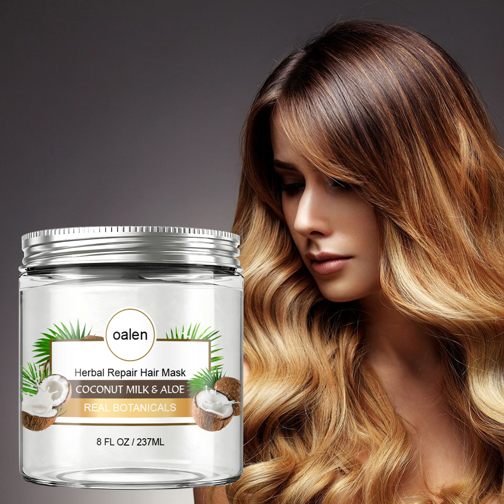 Factory Price OEM ODM Private Label Organic Repair Hair Mask Smoothing Coconut Ingredients Treatment Hair Mask,MY SHOP