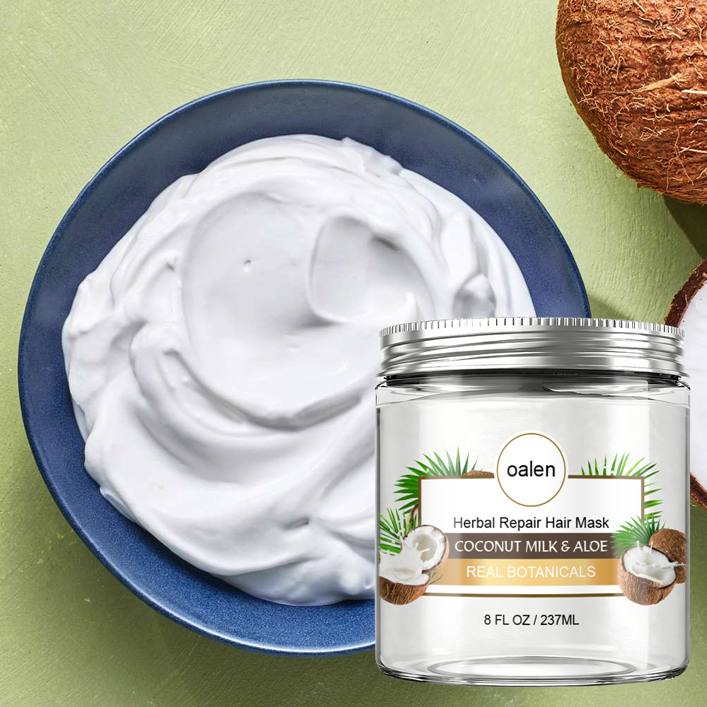 Factory Price OEM ODM Private Label Organic Repair Hair Mask Smoothing Coconut Ingredients Treatment Hair Mask,MY SHOP