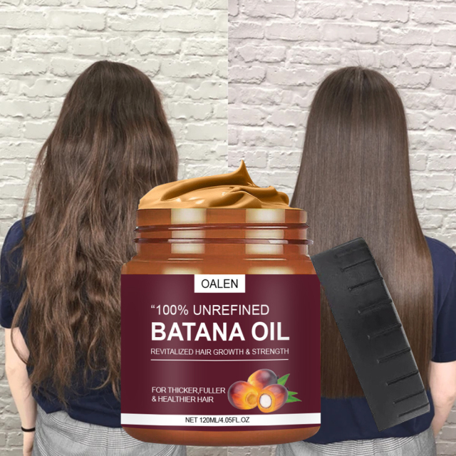 Organic Hair Oil Dry Scalp Treatment Soften Smooth Thicken Hair Promote Hair Growth Pure Batana Oil,oalen cosmetics