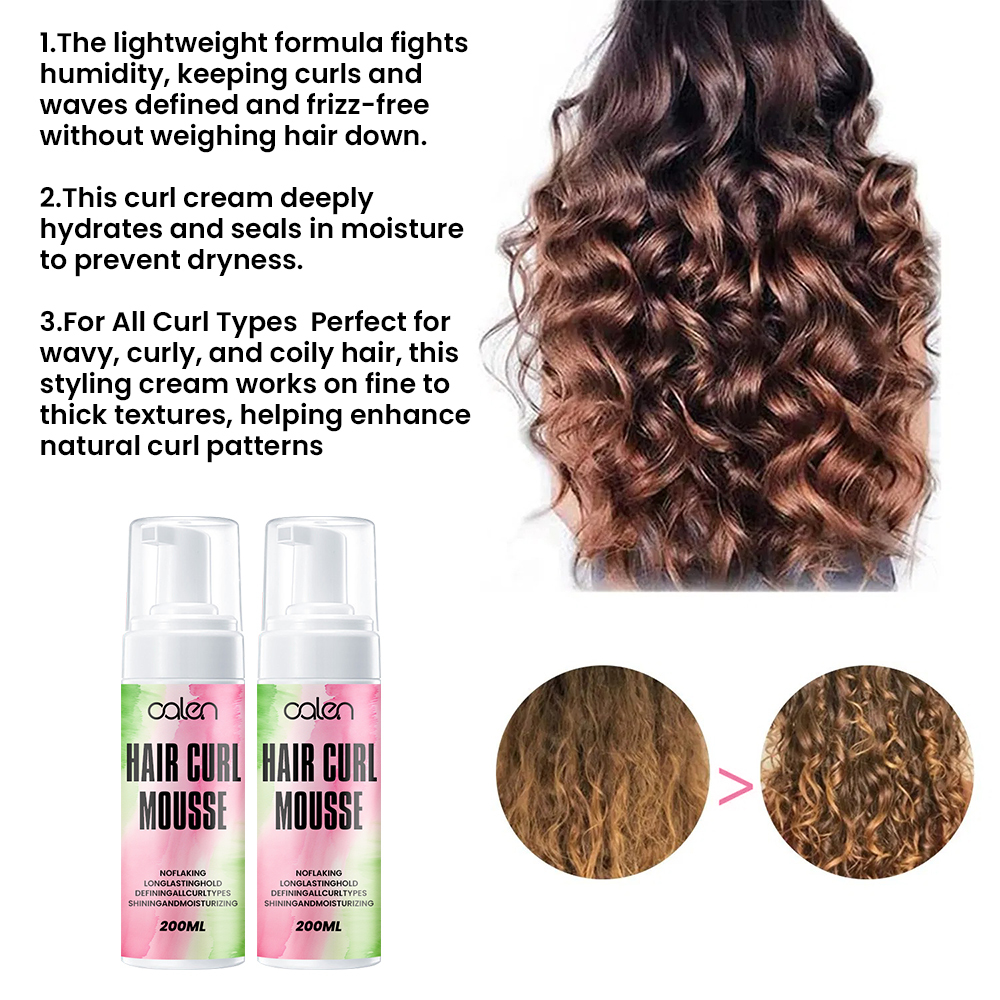Wholesale 100ml Hair Mousse Foam Hair Care Foam Styling Mousse Curly Hair Styling Mousse Support Custom Label,oalen cosmetics