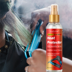 Private Label Anti Frizz Add Shine Glossy Smooth Tame Hair Detangler Spray Heat Protectant Wig Hair Silkening Mist Spray,oalen cosmetics