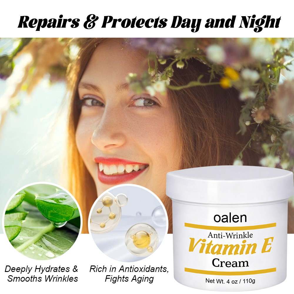 Extract Anti-wrinkle Face Cream Custom Logo Organic Plant  Vitamin E Face Cream,oalen cosmetics