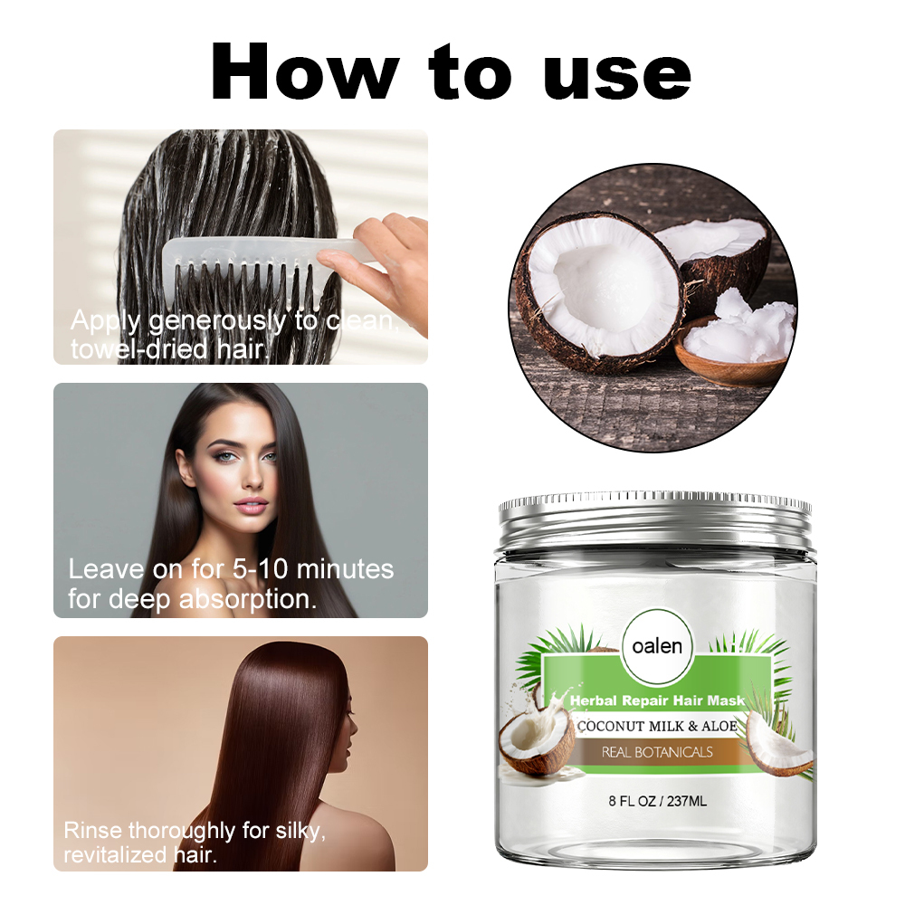 Wholesale Magical Treatment Hair Mask Repair Damaged Hair Nourishing Hair Conditioner Mask Private Label,oalen cosmetics