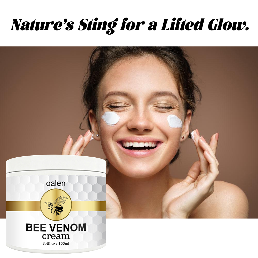 OEM Custom Formula 100g Soothing Bee Venom Cream with Organic Firming Cream for  Skin Tightening and Anti Aging,oalen cosmetics