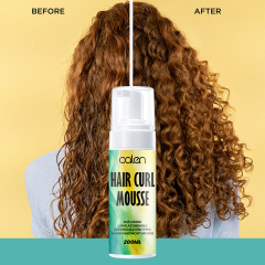 Private Label 200ml Dreadlocks Strong Hold for Frizzy Curl Coarse Braid Hair Styling Foam Wrap Mousse,oalen cosmetics
