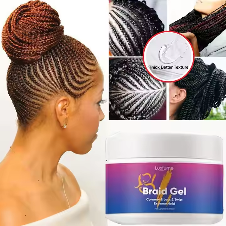 OEM/ODM Braid Gel Extreme Hold Hair Loc and Twist Gel Custom Logo Strong Hold Braid Gel,MY SHOP