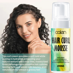 Private Label 200ml Dreadlocks Strong Hold for Frizzy Curl Coarse Braid Hair Styling Foam Wrap Mousse,oalen cosmetics