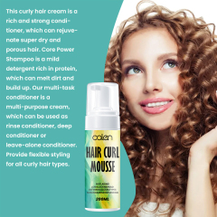 Private Label 200ml Dreadlocks Strong Hold for Frizzy Curl Coarse Braid Hair Styling Foam Wrap Mousse,oalen cosmetics