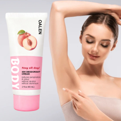 Underarm Deodorant Cream Antiperspirant Deodorant with Peach 60ml Odor-Free Skin Formula,MY SHOP