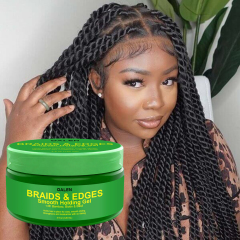 Private Label Custom Edge Control Gel Hair Wax Extreme Strong Hold Maximum Control Aqua Full Force Hair Wax,oalen cosmetics