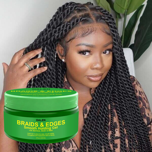 Private Label Custom Edge Control Gel Hair Wax Extreme Strong Hold Maximum Control Aqua Full Force Hair Wax,oalen cosmetics