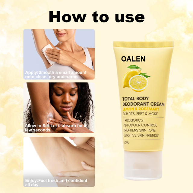 Private Label Organic Natural Deodorant Cream Baking Soda Free Odor Control for Women & Men Body,MY SHOP