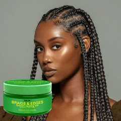 Private Label Custom Edge Control Gel Hair Wax Extreme Strong Hold Maximum Control Aqua Full Force Hair Wax,oalen cosmetics