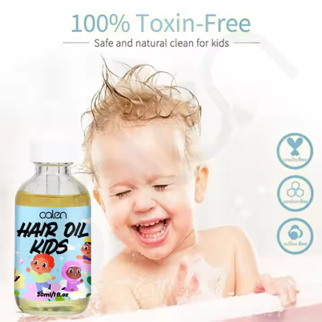Private Label Organic Natural Kids Hair Essential Oil Scalp Nourish Extra Strength Hair Growth Oil,oalen cosmetics