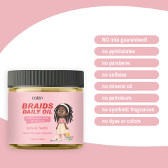 Amla Vitamin E Hair Oil For Children Moisturizing Strengthening For Curly Coily And Braided 4C Hair,oalen cosmetics