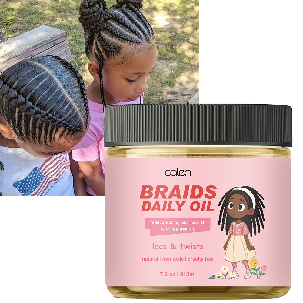 Amla Vitamin E Hair Oil For Children Moisturizing Strengthening For Curly Coily And Braided 4C Hair,oalen cosmetics