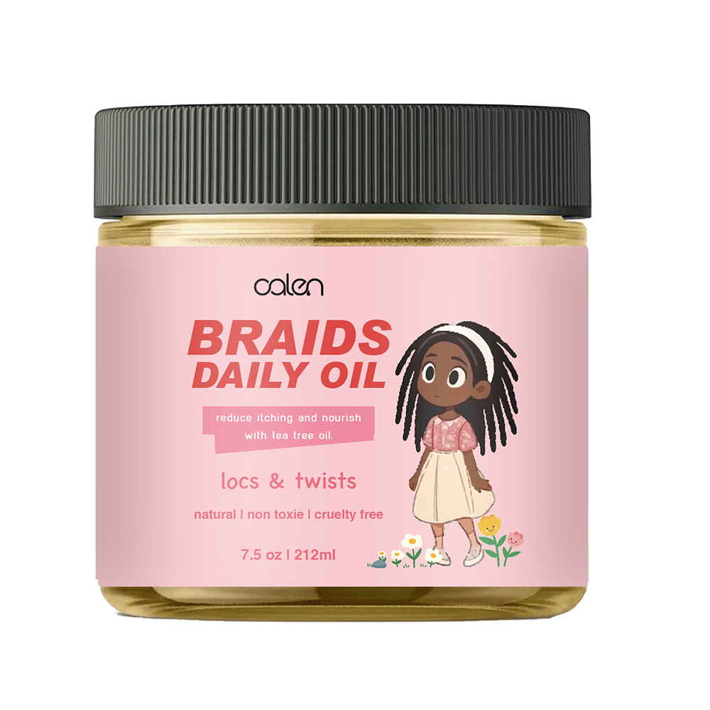OEM ODM 100% Natural Kids Hair Oil for Curly, Natural, and Braided Styles,oalen cosmetics
