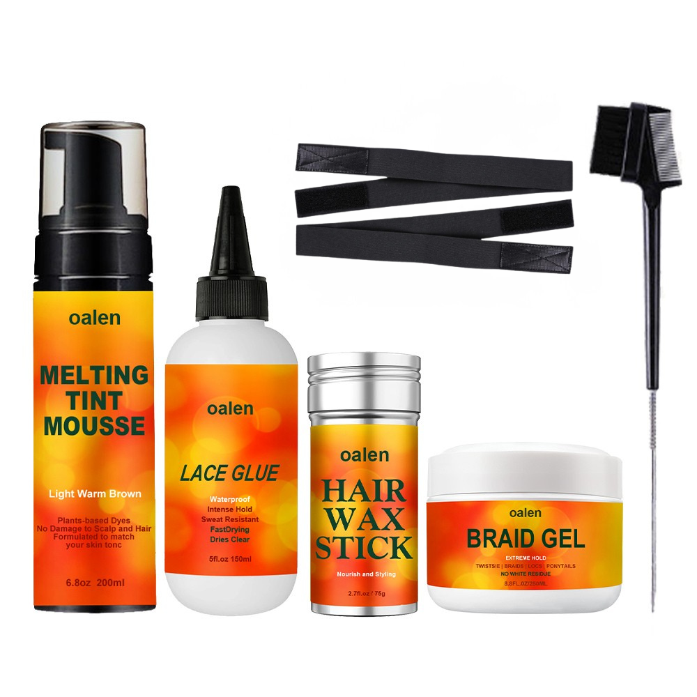 Customize Strong Hold Tube Lace Glue Frontal Lace Wigs Adhesive Glue in Tube Lace Tint Spray Kit,MY SHOP