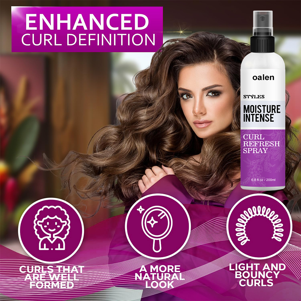 Custom Private Label High Quality Hair Refreshing Spray Moisturizing Hair Curl Hold Spray Curly Hair,MY SHOP