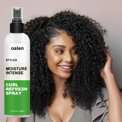 High Quality Hair Refreshing Spray Moisturizing Hair Curl Hold Spray Curly Hair,oalen cosmetics