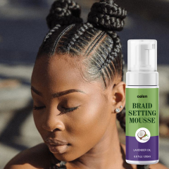 Hair Styling Foam Braids Styling Mousse Private Label Curly Styling Mousse for Braids Loc and Twist,oalen cosmetics