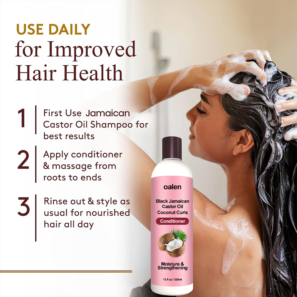Nourishing Conditioner Curl Hair Care Conditioner Thicker Healthier Hair Moisturizing Revitalizing,oalen cosmetics