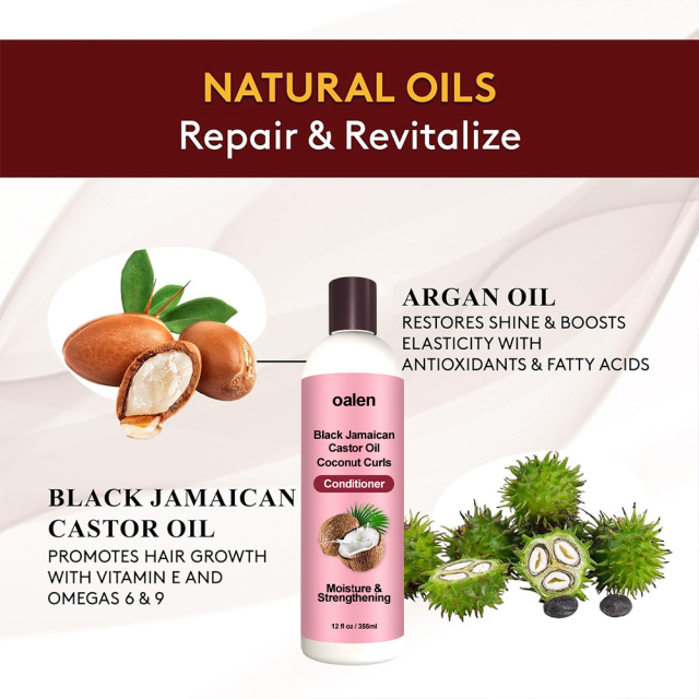 Nourishing Conditioner Curl Hair Care Conditioner Thicker Healthier Hair Moisturizing Revitalizing,oalen cosmetics