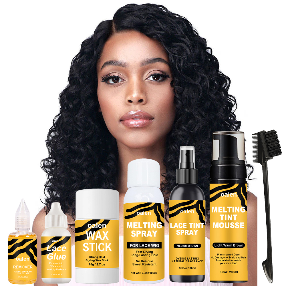 Wig Install Kit Waterproof Lace Wig Adhesive Strong Hold Lace Glue for Wigs,MY SHOP