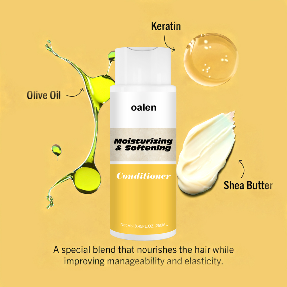 Organic Olive Oil Shea Butter Leave-On Cream Conditioner for Hair Intense Moisturizing and Softening,MY SHOP