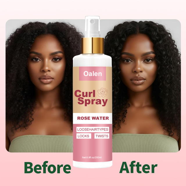 Wholesale Customized Curly Hair Care Spray Hair Salon Rose Ingredients Refreshing Spray Products for Curly Hair,MY SHOP