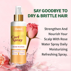 Customized Curly Hair Care Spray Hair Salon Rose Ingredients Refreshing Spray Products for Curly Hair,MY SHOP