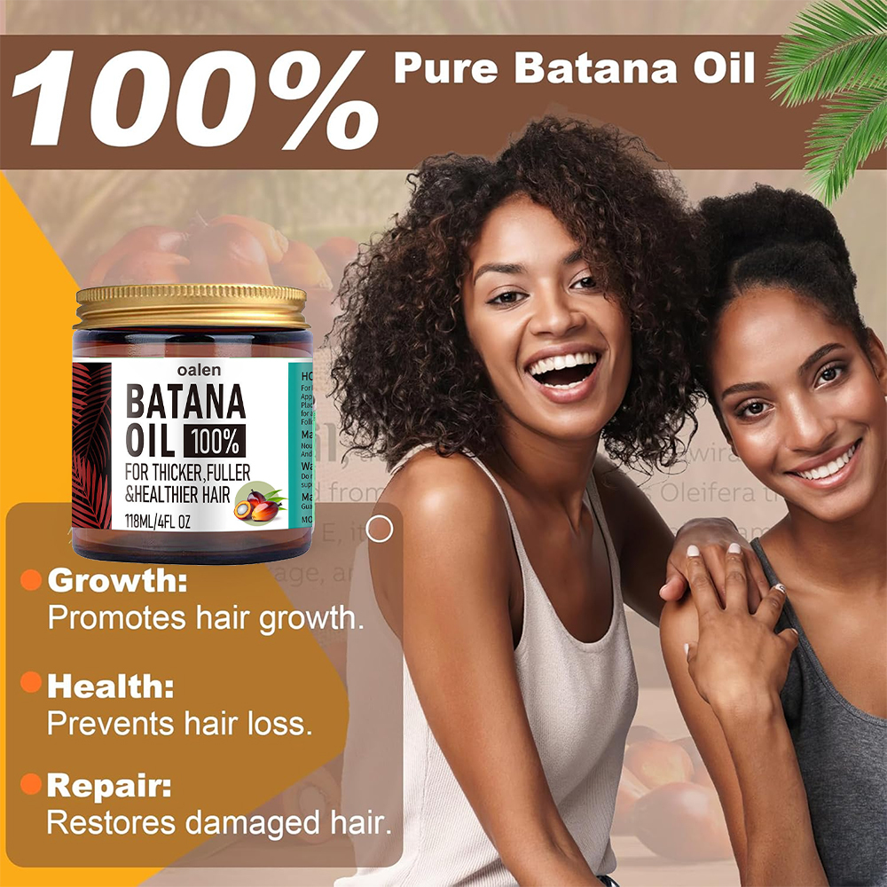 Batana Oil Organic Batana Butter Treatment Promotes Hair Growth Moisturizing Repair Damaged Oil for Hair Growth,MY SHOP