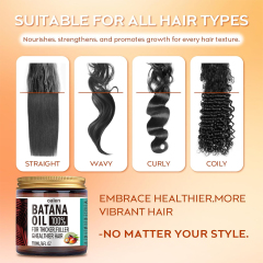 Batana Oil Organic Batana Butter Treatment Promotes Hair Growth Moisturizing Repair Damaged Oil for Hair Growth,MY SHOP