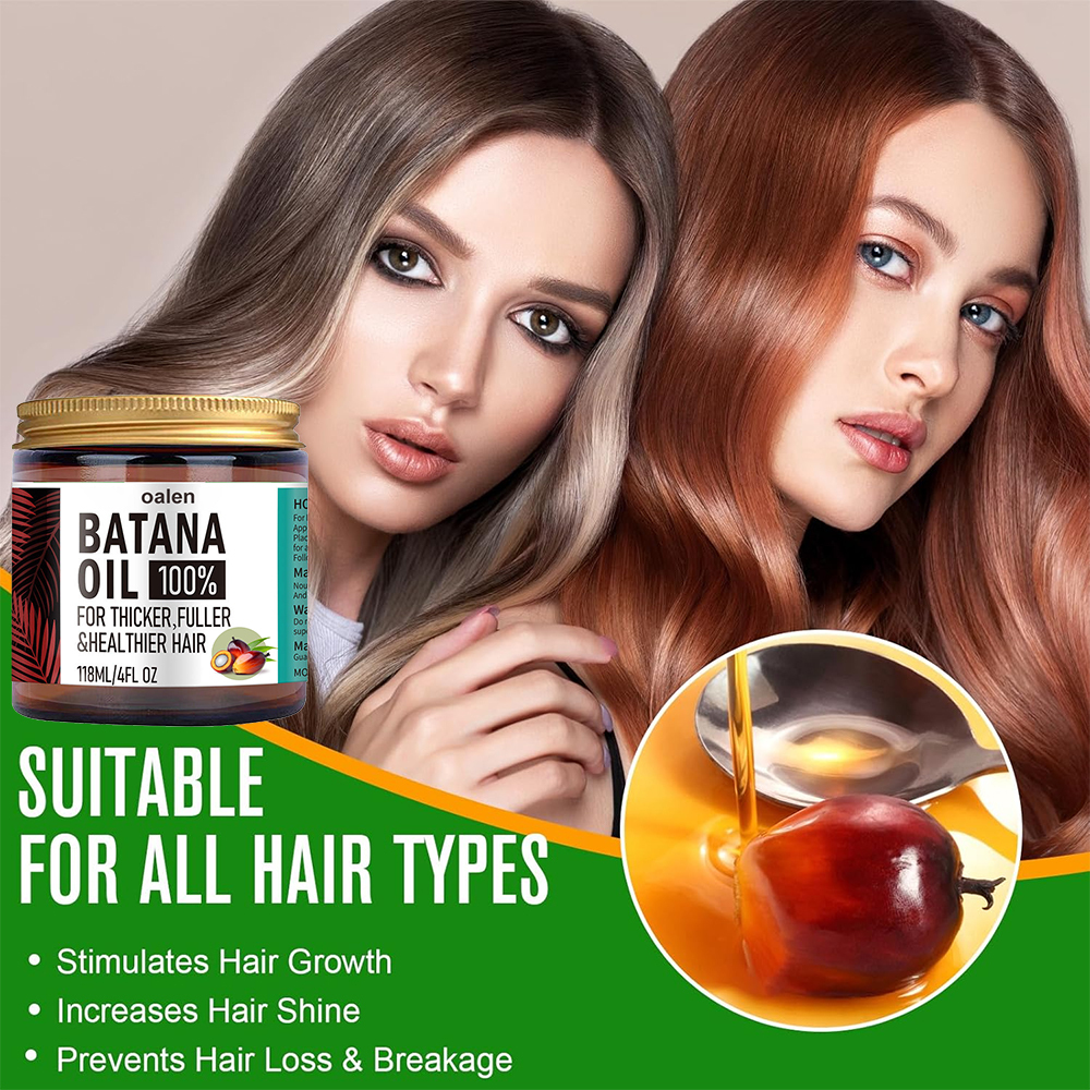 Batana Oil Organic Batana Butter Treatment Promotes Hair Growth Moisturizing Repair Damaged Oil for Hair Growth,MY SHOP