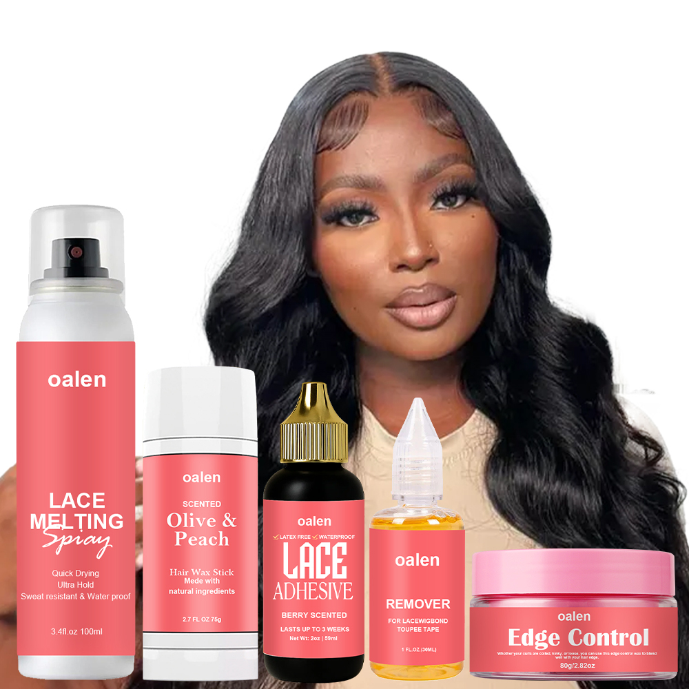 Custom Logo Styling Curl Mousse Scented Clear Lace Wig Glue Waterproof Hair Extensions Tools and Lace Glue Wig Adhesive,oalen cosmetics