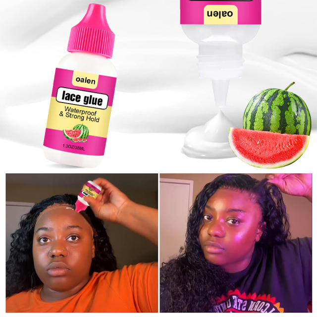 Watermelon Lace Hair Glue Adhesive Long Lasting Hold Sweat Water Proof Humidity Resistant Lace Glue,MY SHOP
