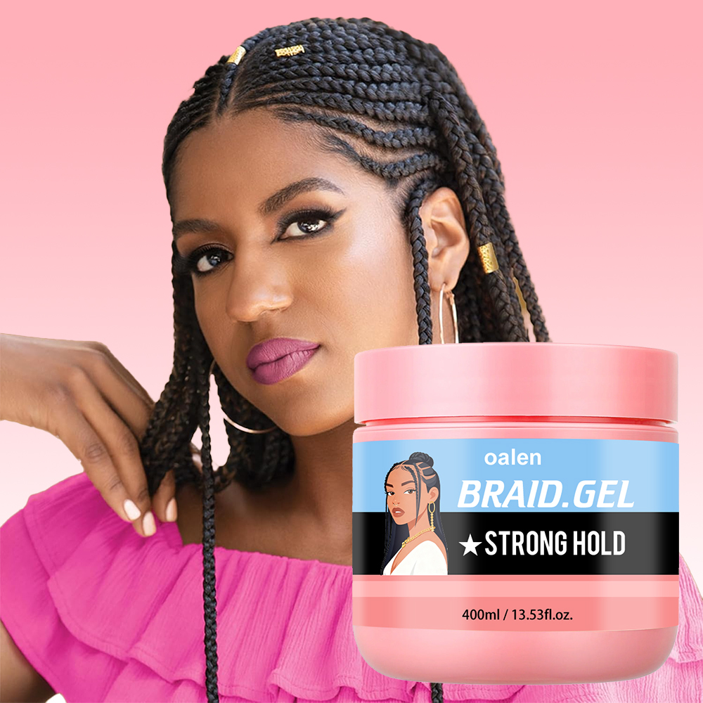 Strong Hair Styling Braid Gel Edge Control Twist & Braid Conditioning Gel Shine Conditioning Neat Braid Gel,oalen cosmetics