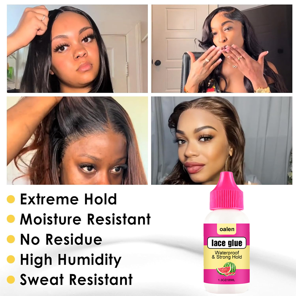 Watermelon Lace Hair Glue Adhesive Long Lasting Hold Sweat Water Proof Humidity Resistant Lace Glue,MY SHOP