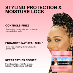 Strong Hair Styling Braid Gel Edge Control Twist & Braid Conditioning Gel Shine Conditioning Neat Braid Gel,oalen cosmetics