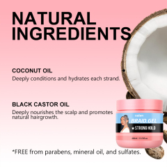 Strong Hair Styling Braid Gel Edge Control Twist & Braid Conditioning Gel Shine Conditioning Neat Braid Gel,oalen cosmetics