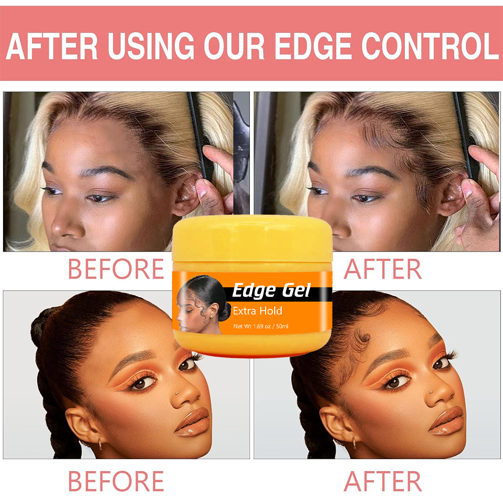Edge Gel Strong Hold Baby Hairs Flyaways Water Based Styling Gel Waterproof Hair Edge Control Cire Cheveux,MY SHOP