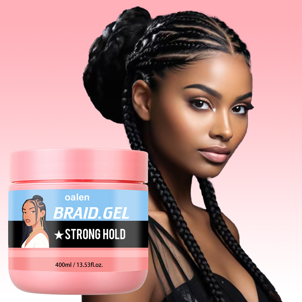 Strong Hair Styling Braid Gel Edge Control Twist & Braid Conditioning Gel Shine Conditioning Neat Braid Gel,oalen cosmetics
