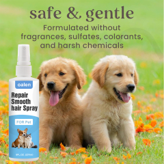 Luxfume OEM Natural Ingredients Essential Oil Repairing and Smoothing Hair Best Anti Kontted Tangling Spray for Dogs Skin Coat Health,oalen cosmetics