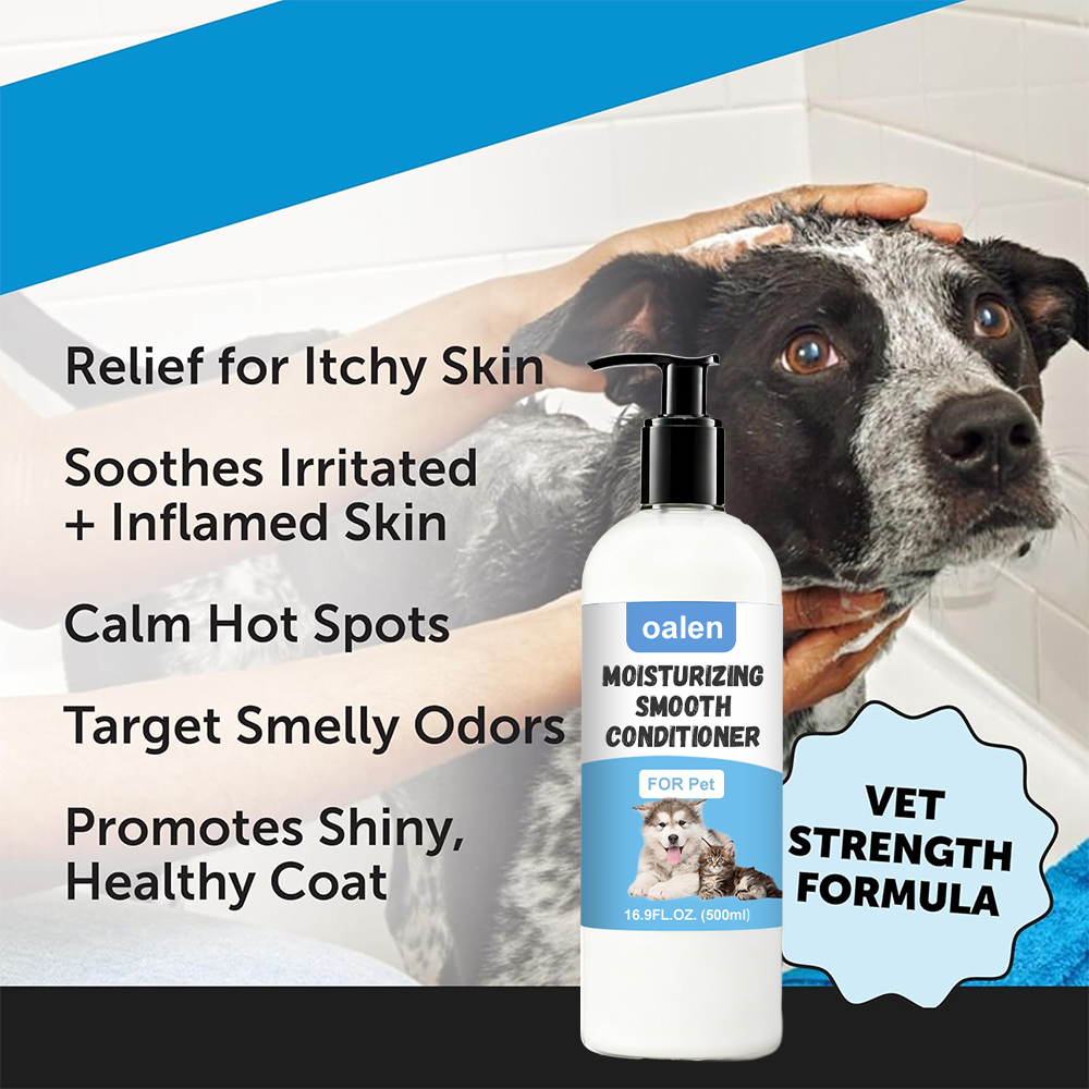 Private Label Organic Moisturizing Conditioner Natural Extension Dry Care Products Hair Smoothing Conditioner for Pets,oalen cosmetics