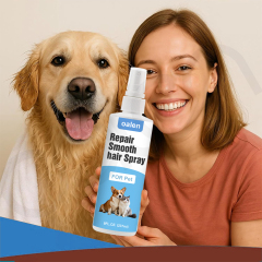 Luxfume OEM Natural Ingredients Essential Oil Repairing and Smoothing Hair Best Anti Kontted Tangling Spray for Dogs Skin Coat Health,oalen cosmetics
