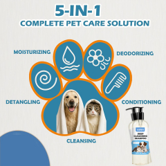 Private Label All Natural Wholesale No Tear Organic Moisturizing Skin Shampoo Pet Care Vegan Deep Cleansing Shampoo,oalen cosmetics