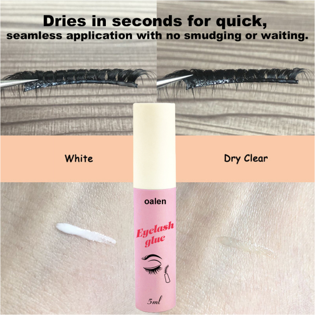 Fast Drying Strong False Eye Lash Extension Glue Adhesive Retention Long Time Eyelash Extension Glue,oalen cosmetics