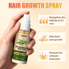 Luxfume Private Label organic Rosemary Water Hair Spray Vegan Promote Hair Regrowth Anti Loss Strengthens Hair growth Spray,oalen cosmetics
