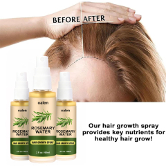 Luxfume Private Label organic Rosemary Water Hair Spray Vegan Promote Hair Regrowth Anti Loss Strengthens Hair growth Spray,oalen cosmetics